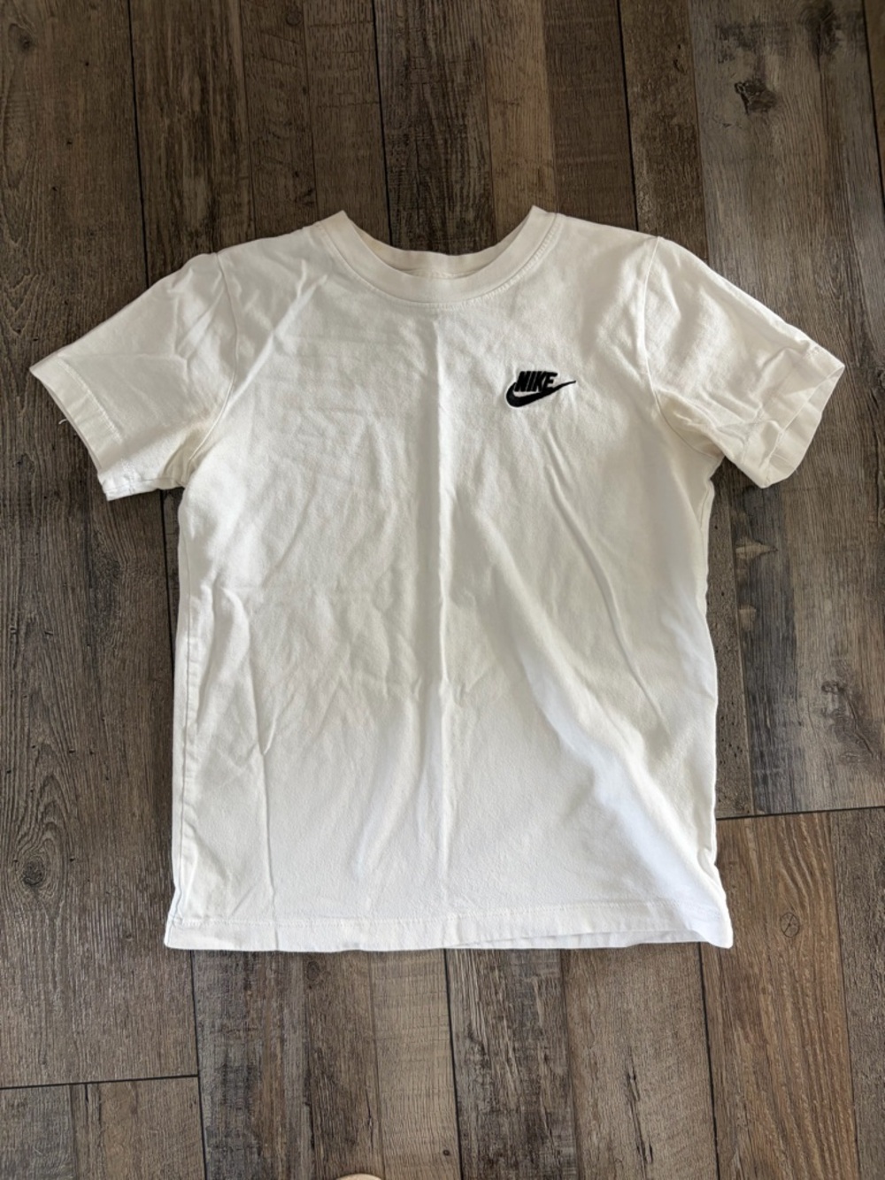 Boys White Nike shirt